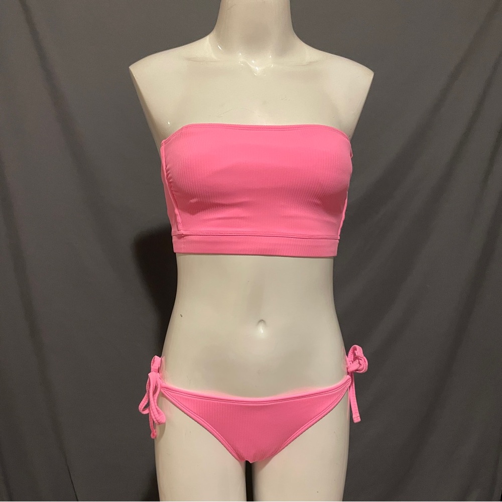 Hot Pink 2 piece bathing suit